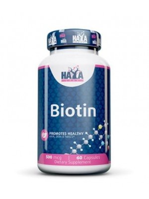 Biotin 500 mcg. 60 capsules